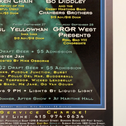 MHP 21 Maritime Hall - 1996 Nelson Poster September San Fran 1st 12 MHP 21 Maritime Hall - 1996 Nelson Poster September San Fran 1st