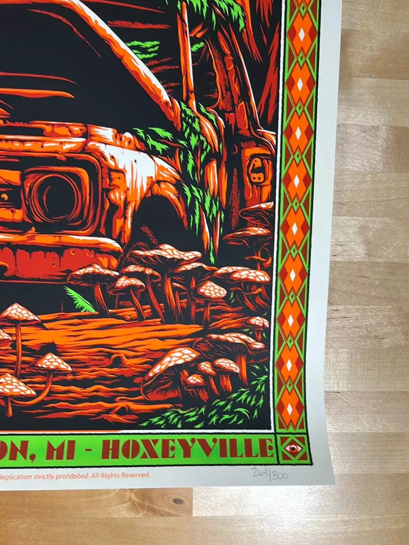 Gig Posters Billy Strings - 2021 Simon Berndt Poster Hoxeyville, MI 8/14 N2 7 Gig Posters Billy Strings - 2021 Simon Berndt Poster Hoxeyville, MI 8/14 N2