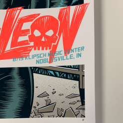 Gig Posters Kings Of Leon - 2017 Robert Wilson Poster Noblesville, IN Klipsch Music 12 Gig Posters Kings Of Leon - 2017 Robert Wilson Poster Noblesville, IN Klipsch Music