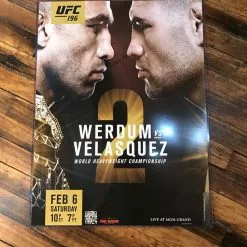Sold Out Posters UFC 196 Poster Werdum Vs. Velasquez MGM PPV 5 Sold Out Posters UFC 196 Poster Werdum Vs. Velasquez MGM PPV