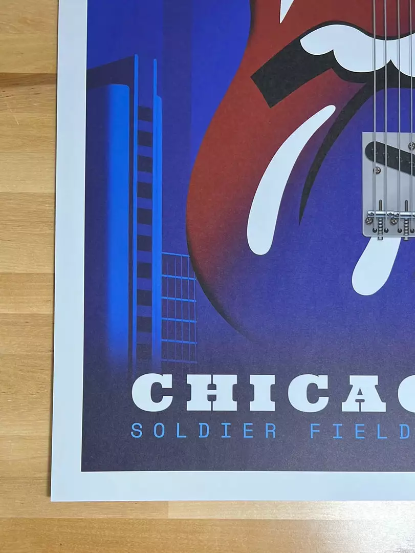 Sold Out Posters Rolling Stones - 2019 Poster Chicago, IL Soldier Field No Filter Tour 6/25 8 Sold Out Posters Rolling Stones - 2019 Poster Chicago, IL Soldier Field No Filter Tour 6/25
