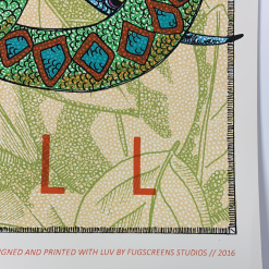 Built To Spill - 2016 Fugscreens Studios Poster Chicago, IL Thalia Hall