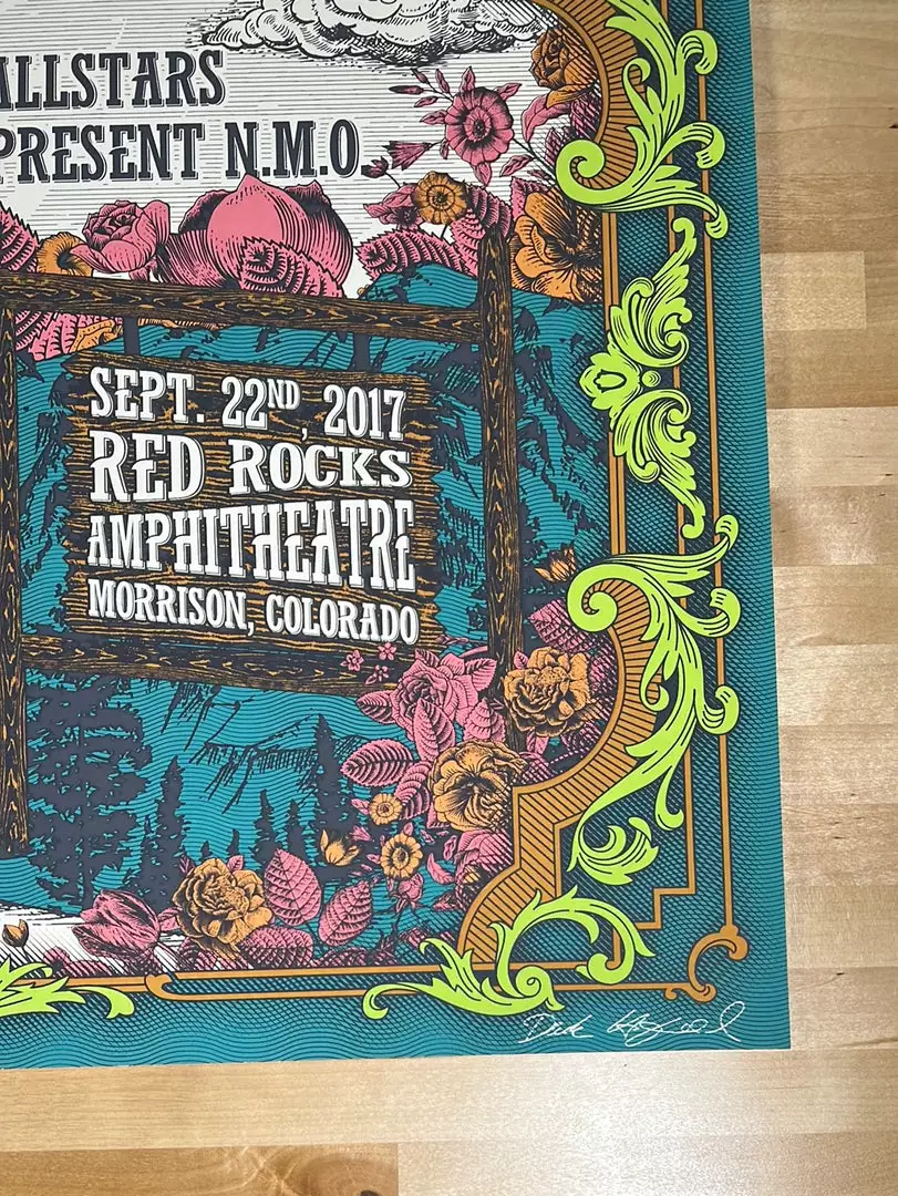 JJ Grey & Mofro - 2017 Derek Hatfield Poster Red Rocks Morrison, CO 7 JJ Grey & Mofro - 2017 Derek Hatfield Poster Red Rocks Morrison, CO