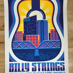 Billy Strings - 2021 2022 Mike Tallman Poster Grand Rapids, MI NYE 1st Gig Posters