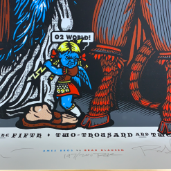 Ames Brothers Pearl Jam - 2012 Brad Klausen Ames Bros Poster S/N O2 World Berlin Germany Gig Posters