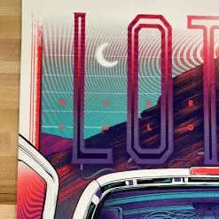 Half Hazzard Press Colorado Lotus - 2021 Half Hazard Poster Red Rocks, Morrison, CO