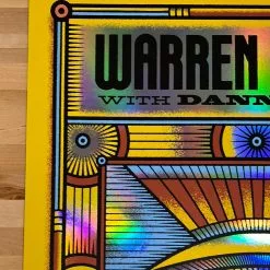 Warren Haynes - 2020 Mike Tallman Poster Morris, CT FOIL Foil Posters
