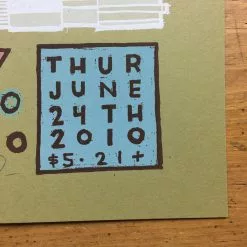 Nonagon - 2010 Jay Ryan Poster Chicago Quenchers Saloon Chicago, IL