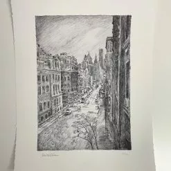 Art Prints Centre St. - 2021 David Welker Poster, Art Print