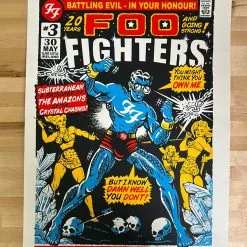 Foo Fighters - 2015 Chris Hopewell Poster Slane, Ireland