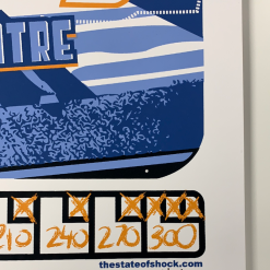 Colorado Cosmic Bowling League - 2008 Darin Shock Poster Denver, CO YMSB