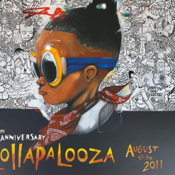 Lollapalooza - 2011 Hebru Brantley Numbered Edition Poster Gig Posters