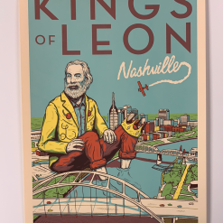 Kings Of Leon - 2017 Dan Grissom Poster Nashville, TN First Park