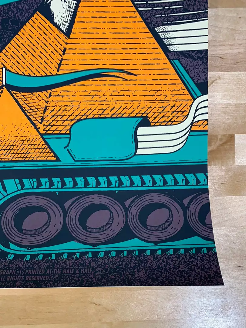 Billy Strings - 2021 Status Serigraph Poster Columbia, SC 4/1 7 Billy Strings - 2021 Status Serigraph Poster Columbia, SC 4/1