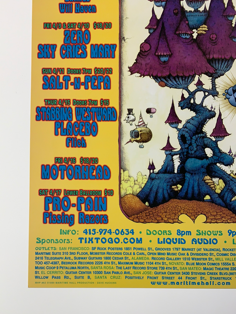 The Artworks MHP 62 April - 1999 Poster Maritime Hall San Fran 1st Gig Posters 8 The Artworks MHP 62 April - 1999 Poster Maritime Hall San Fran 1st Gig Posters