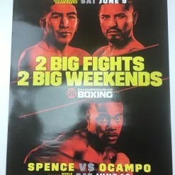 Sold Out Posters Boxing - 2018 Santa Cruz Vs Mares II, Spence Vs Ocampo
