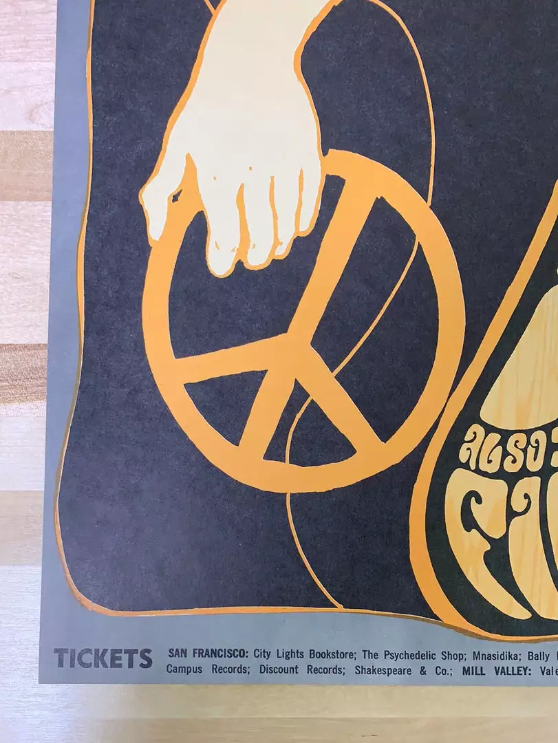 Grateful Dead - 1966 Wes Wilson Poster San Francisco, CA The Fillmore 38 8 Grateful Dead - 1966 Wes Wilson Poster San Francisco, CA The Fillmore 38