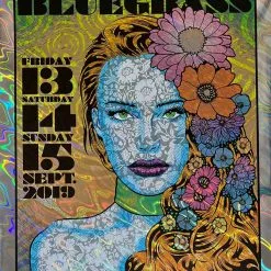 Colorado Greensky Bluegrass - 2019 Chuck Sperry Poster Red Rocks Morrison, CO AUTOGRAPHED FOIL