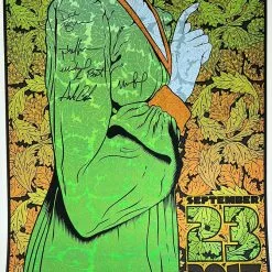 Colorado Greensky Bluegrass - 2017 Chuck Sperry Poster Red Rocks Morrison, CO AUTOGRAPHED