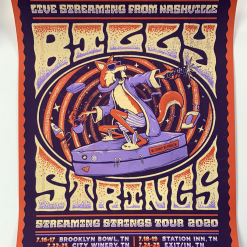 Half Hazzard Press Billy Strings - 2020 Half Hazard Poster Streaming Strings Surprise