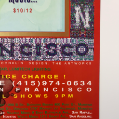 MHP 27 Merle Haggard - 1997 Lee Conklin Poster Maritime Hall San Fran 1st Gig Posters