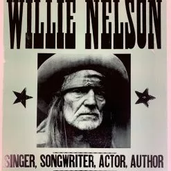Willie Nelson - 2005 Franks Brothers Poster Smithville, Texas