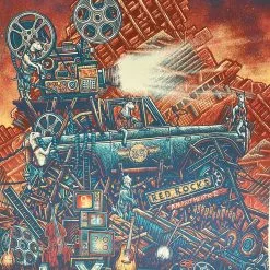 Billy Strings - 2020 Luke Martin Poster Red Rocks Morrison, CO AP Colorado