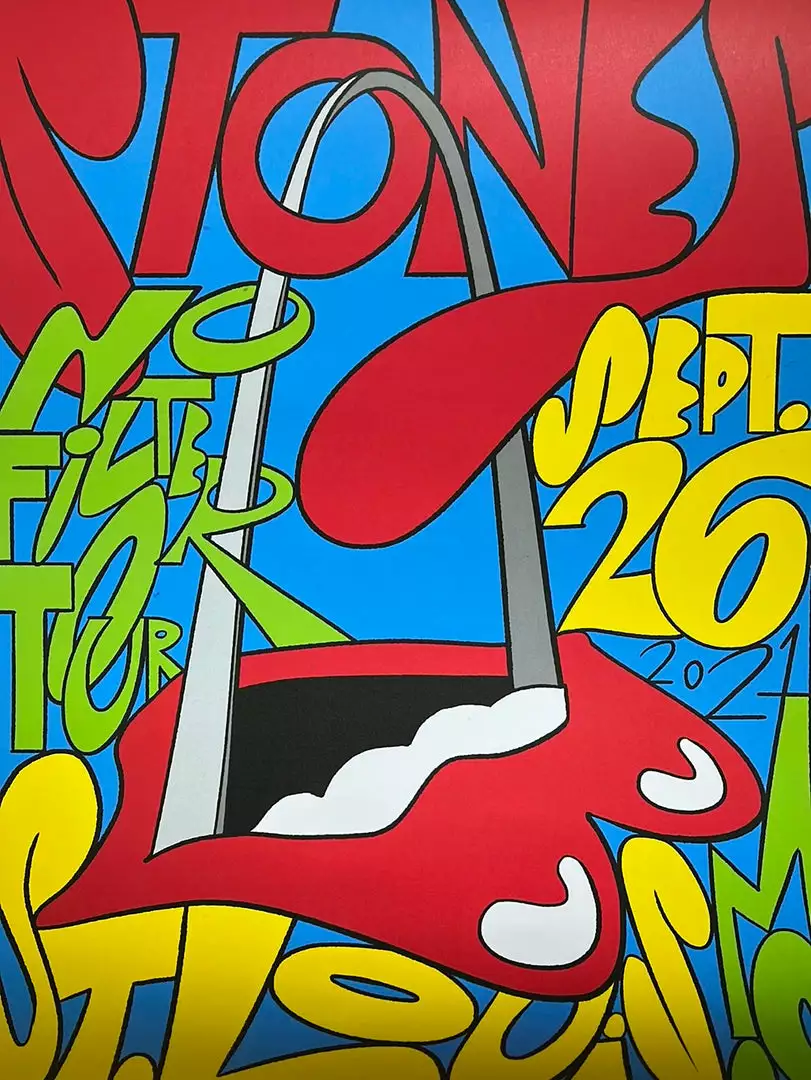 Sold Out Posters Rolling Stones - 2021 Poster St. Louis, MO No Filter Tour 3 Sold Out Posters Rolling Stones - 2021 Poster St. Louis, MO No Filter Tour
