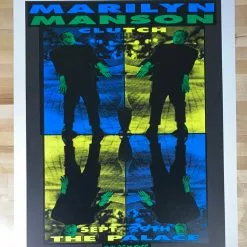Marilyn Manson - 1995 Matt Getz Poster Hollywood, CA The Palace 1st Ed 9 Marilyn Manson - 1995 Matt Getz Poster Hollywood, CA The Palace 1st Ed