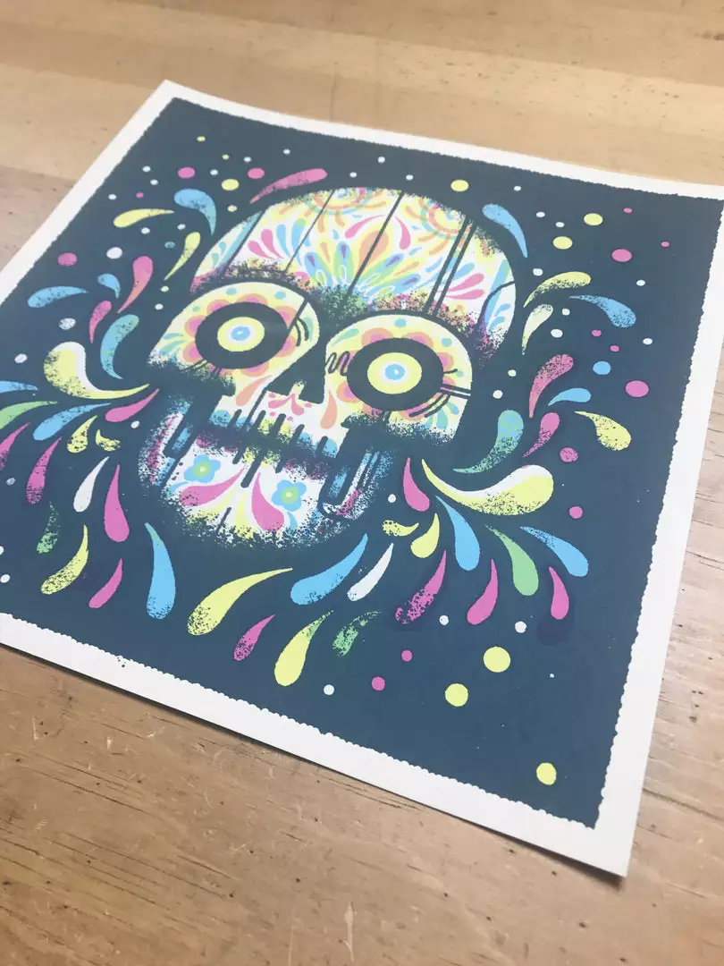 Art Prints The End - 2016 Drew Millward Poster Print BONES Galerie F 6 Art Prints The End - 2016 Drew Millward Poster Print BONES Galerie F