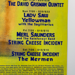 Sold Out Posters Gig Posters MHP 32 Maritime Hall - 1997 Poster July String Cheese Incident San Fran 1st 12 Sold Out Posters Gig Posters MHP 32 Maritime Hall - 1997 Poster July String Cheese Incident San Fran 1st