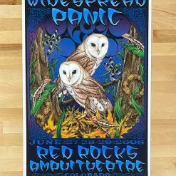 Widespread Panic - 2008 Michael Everett Poster Red Rocks, Morrison, CO 9 Widespread Panic - 2008 Michael Everett Poster Red Rocks, Morrison, CO