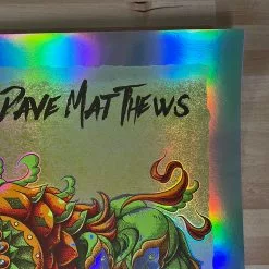 Dodo - 2021 BioWorkz Poster Dave Matthews Band FOIL Orange Foil Posters 11 Dodo - 2021 BioWorkz Poster Dave Matthews Band FOIL Orange Foil Posters