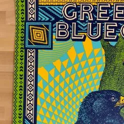 Greensky Bluegrass - 2019 Status Serigraph Poster Red Rocks, Morrison, CO 1st