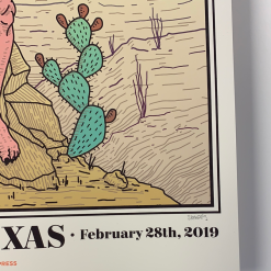 Metallica - 2019 Tyler Skaggs Poster El Paso, TX Don Haskins Center Gig Posters 12 Metallica - 2019 Tyler Skaggs Poster El Paso, TX Don Haskins Center Gig Posters