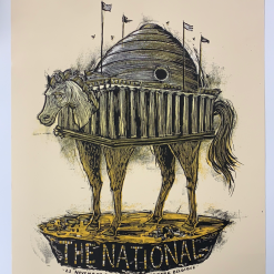 The National - 2010 Dan Grzeca Poster Brussels, BEL Ancienne Belgique