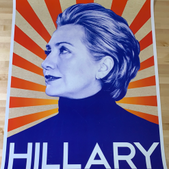 Hillary Clinton - 2016 Tony Puryear 1st Edition Original Poster, Art Print Gig Posters