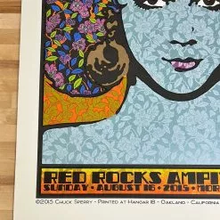 Alabama Shakes - 2015 Chuck Sperry Poster Red Rocks Morrison, CO 13 Alabama Shakes - 2015 Chuck Sperry Poster Red Rocks Morrison, CO