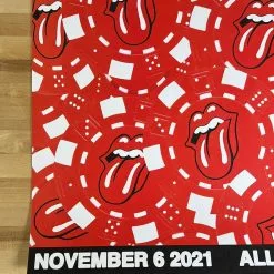 Sold Out Posters Gig Posters Rolling Stones - 2021 Poster Las Vegas, NV No Filter Tour
