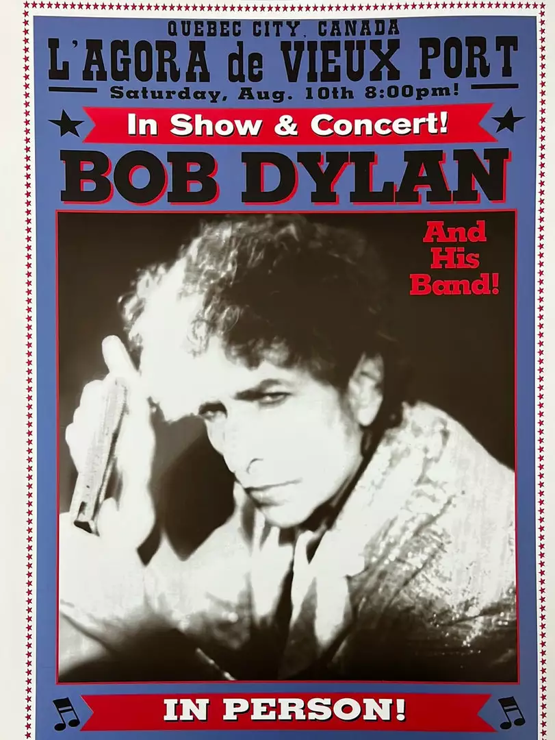 Bob Dylan - 2002 Geoff Gans Poster Quebec City, Canada Gig Posters 3 Bob Dylan - 2002 Geoff Gans Poster Quebec City, Canada Gig Posters