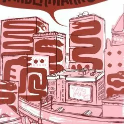 Gig Posters Vandermark 5 - 2004 Little Friends Of Printmaking Poster Madison, WI The North S