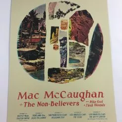 Mac McCaughen - 2015 Landland Poster West Coast Tour Gig Posters