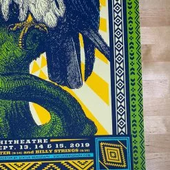 Greensky Bluegrass - 2019 Status Serigraph Poster Red Rocks, Morrison, CO 1st