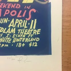 Gig Posters Dosh - 2010 Jay Ryan Poster Minneapolis, MN