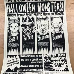 Halloween Monsters - 2017 Epyon5 Poster C2E2 Release Chicago Art Prints