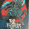 Gig Posters Foo Fighters - 2020 Dan Dippel Poster Hamilton, ON, CAN First Ontario 2 Gig Posters Foo Fighters - 2020 Dan Dippel Poster Hamilton, ON, CAN First Ontario