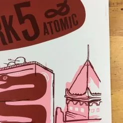 Gig Posters Vandermark 5 - 2004 Little Friends Of Printmaking Poster Madison, WI The North S