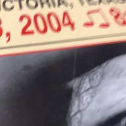 Willie Nelson - 2004 Franks Brothers 12/3 Poster Victoria, TX (damaged) 8 Willie Nelson - 2004 Franks Brothers 12/3 Poster Victoria, TX (damaged)
