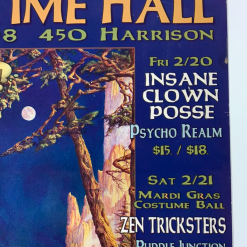 Kevin Haapala Gig Posters MHP 43 Insane Clown Posse - 1998 Poster Maritime Hall San Fran 1st 11 Kevin Haapala Gig Posters MHP 43 Insane Clown Posse - 1998 Poster Maritime Hall San Fran 1st
