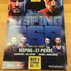 Sold Out Posters UFC 217 - 2017 Poster Bisping Vs ST-Pierre, Garbrandt Vs Dillashaw, Joanna Vs Na